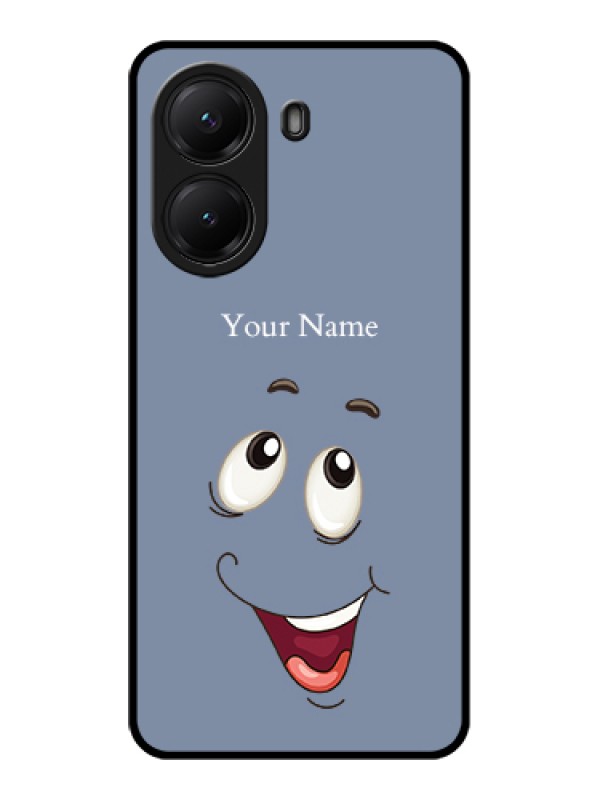 Custom Poco X7 Pro 5G Custom Glass Phone Case - Laughing Cartoon Face Design