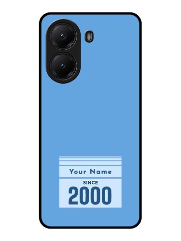 Custom Poco X7 Pro 5G Custom Glass Phone Case - Custom Year Of Birth Design