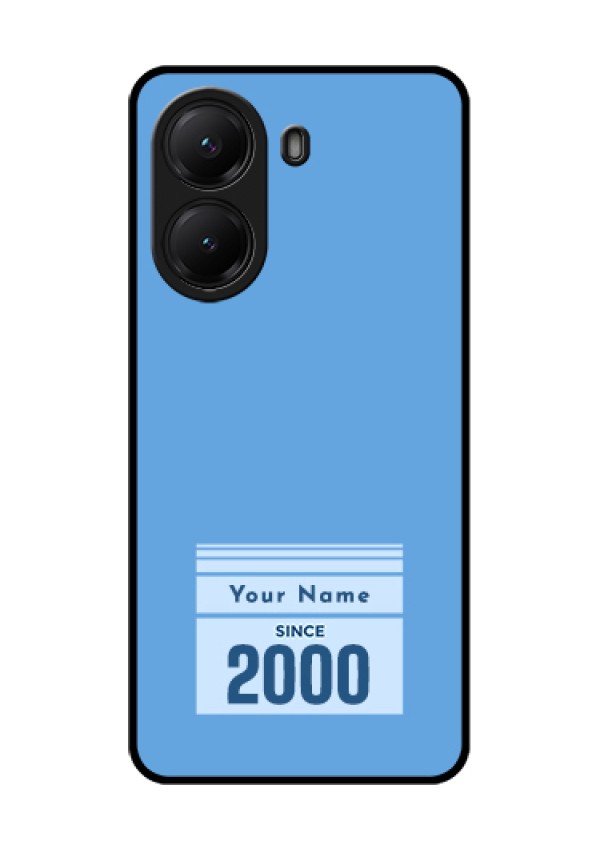 Poco X7 Pro 5G Custom Glass Phone Case - Custom Year Of Birth Design