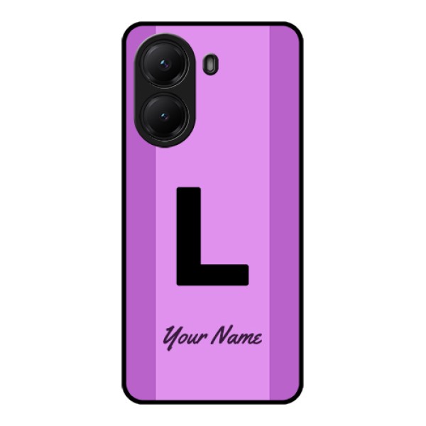 Poco X7 Pro 5G Custom Glass Phone Case - Tricolor Custom Text Design Poco X7 Pro 5G Custom Glass Phone Case - Tricolor Custom Text Design