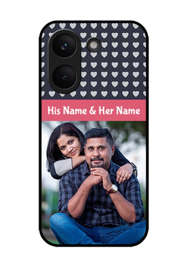 Poco X8 Pro 5G Custom Glass Phone Case - Love Symbols Design