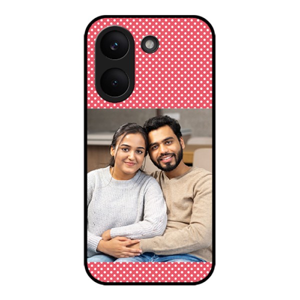 Poco X8 Pro 5G Custom Glass Phone Case - White Dotted Design