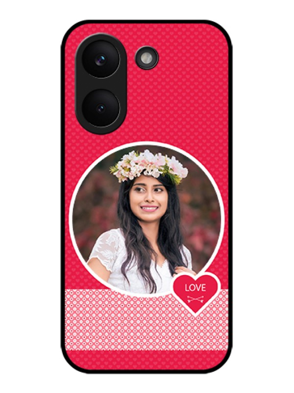 Custom Poco X8 Pro 5G Custom Glass Phone Case - Pink Color Pattern Design