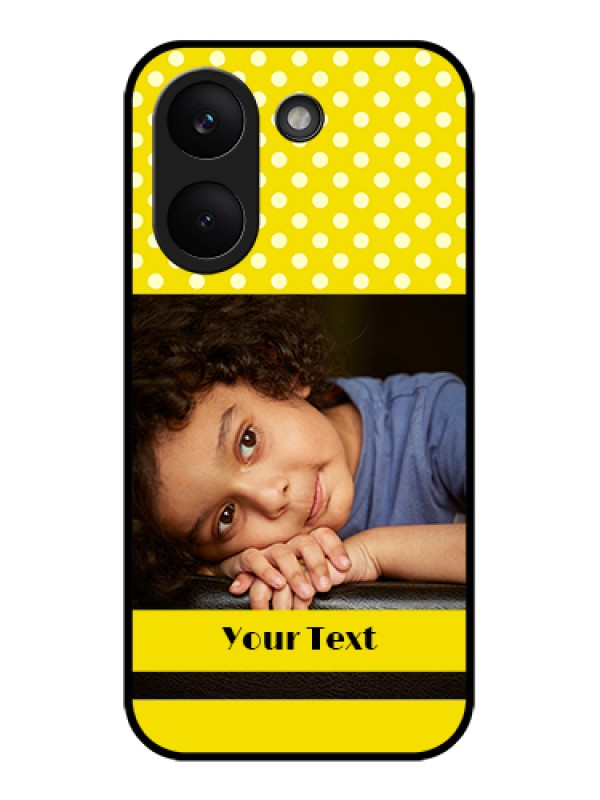 Custom Poco X8 Pro 5G Custom Glass Phone Case - Bright Yellow Case Design