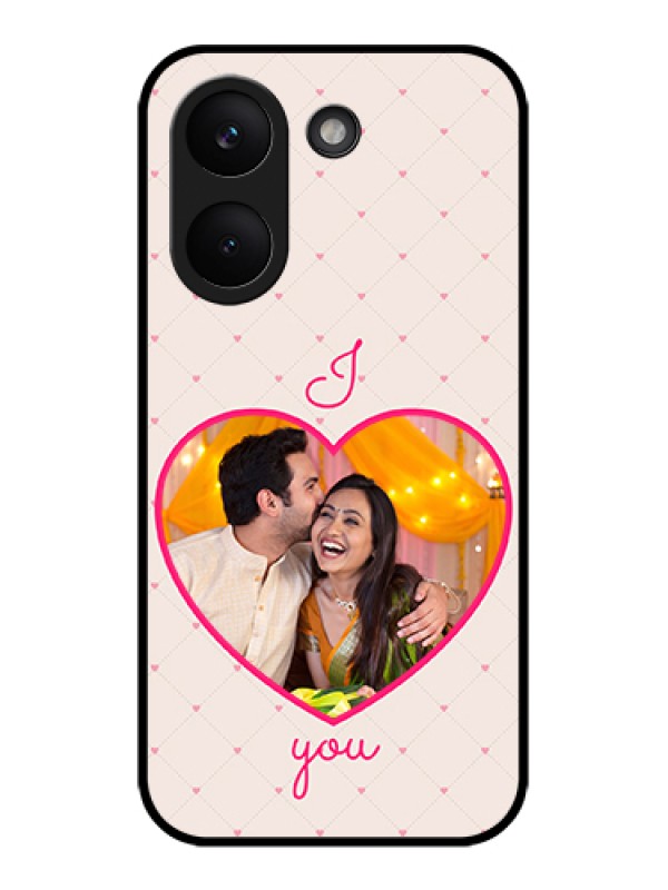 Custom Poco X8 Pro 5G Custom Glass Phone Case - Heart Shape Design