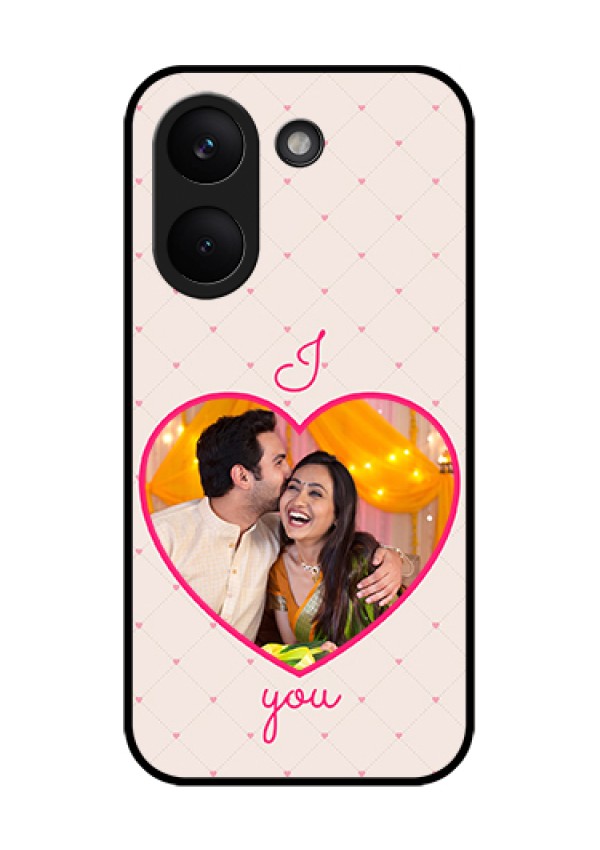 Poco X8 Pro 5G Custom Glass Phone Case - Heart Shape Design