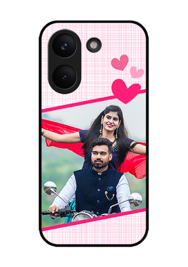 Poco X8 Pro 5G Custom Glass Phone Case - Love Shape Heart Design