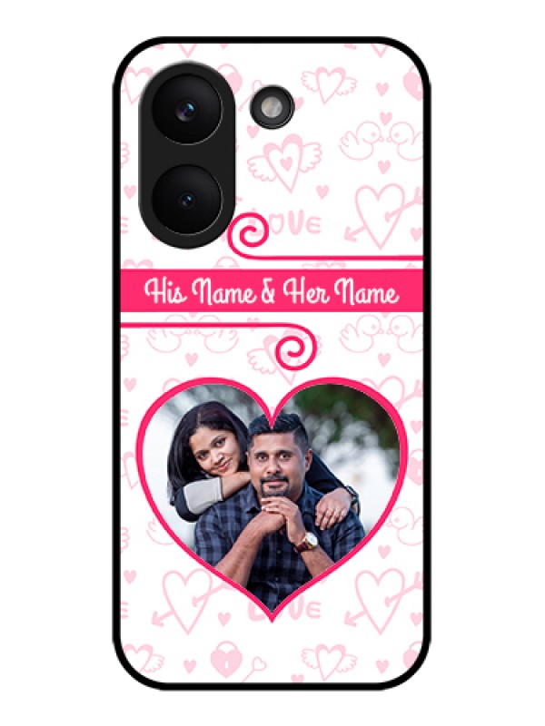 Custom Poco X8 Pro 5G Custom Glass Phone Case - Heart Shape Love Design