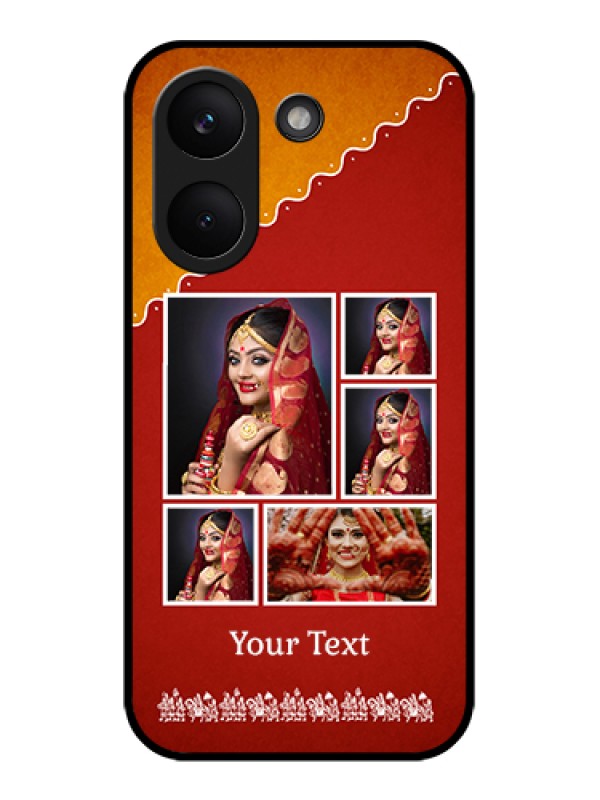 Custom Poco X8 Pro 5G Custom Glass Phone Case - Wedding Pic Upload Design