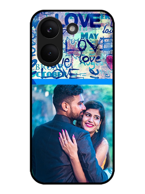 Custom Poco X8 Pro 5G Custom Glass Phone Case - Colorful Love Design