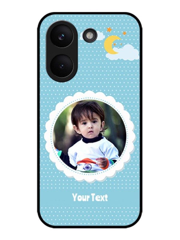Custom Poco X8 Pro 5G Custom Glass Phone Case - Violet Pattern Design