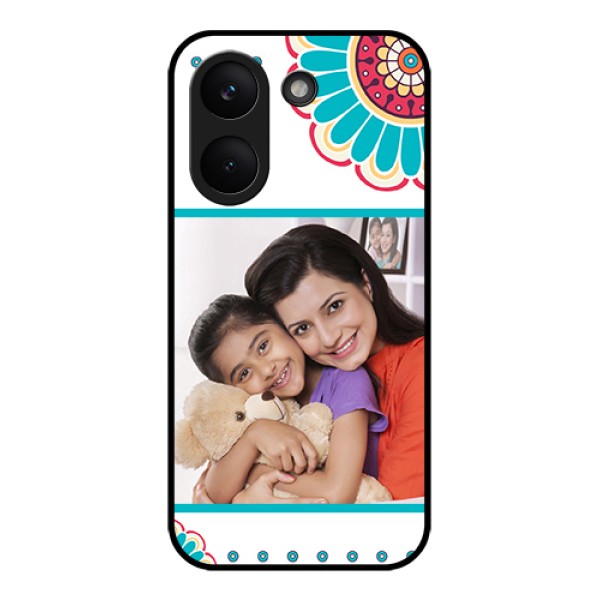 Poco X8 Pro 5G Custom Glass Phone Case - Flower Design