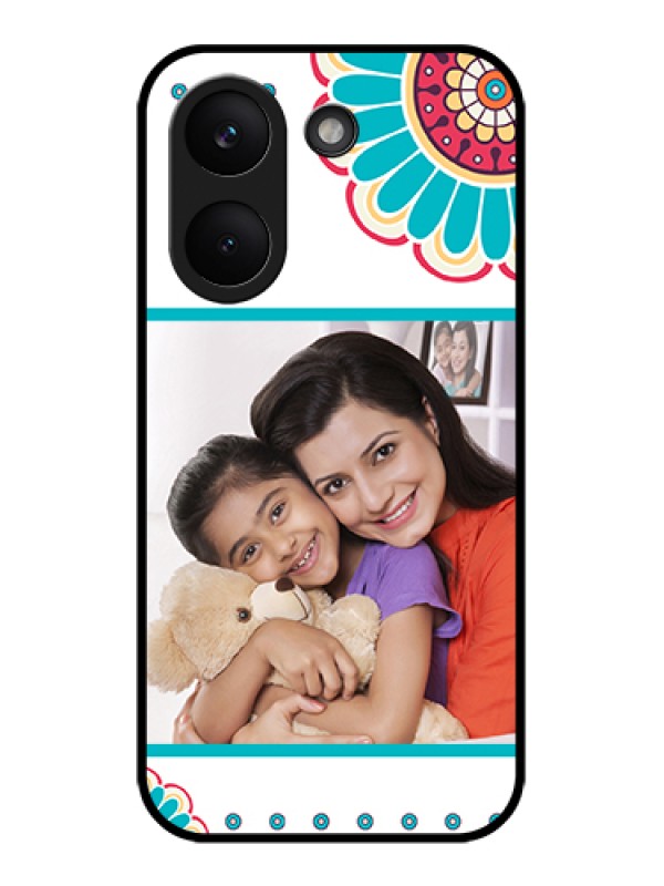 Custom Poco X8 Pro 5G Custom Glass Phone Case - Flower Design