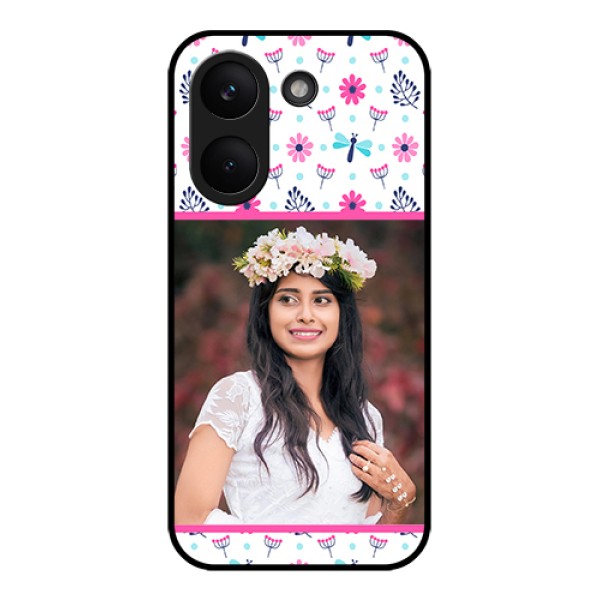 Poco X8 Pro 5G Custom Glass Phone Case - Colorful Flower Design