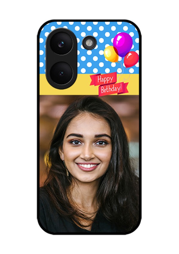 Poco X8 Pro 5G Custom Glass Phone Case - Happy Birthday Design