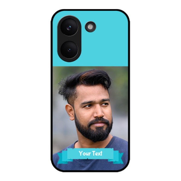 Poco X8 Pro 5G Custom Glass Phone Case - Blue Color Design Poco X8 Pro 5G Custom Glass Phone Case - Blue Color Design