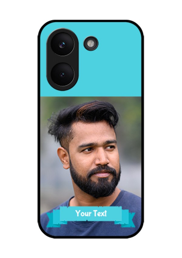 Poco X8 Pro 5G Custom Glass Phone Case - Blue Color Design