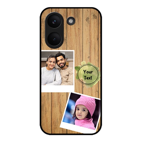 Poco X8 Pro 5G Custom Glass Phone Case - Wooden Texture Design