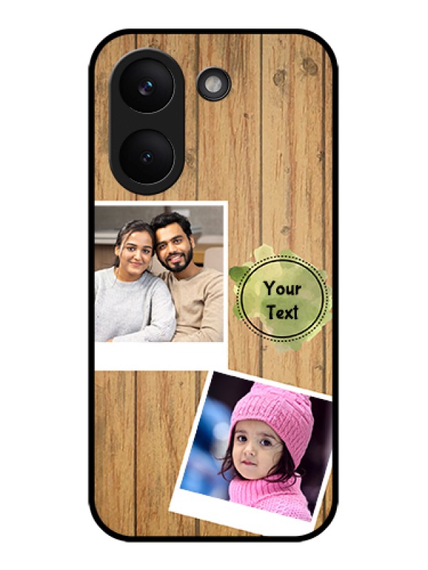 Custom Poco X8 Pro 5G Custom Glass Phone Case - Wooden Texture Design