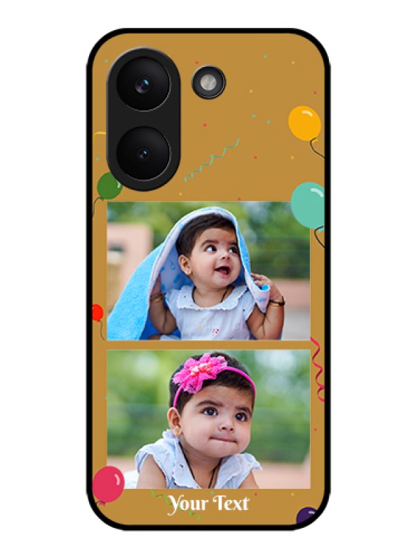 Custom Poco X8 Pro 5G Custom Glass Phone Case - Image Holder With Birthday Celebrations Design