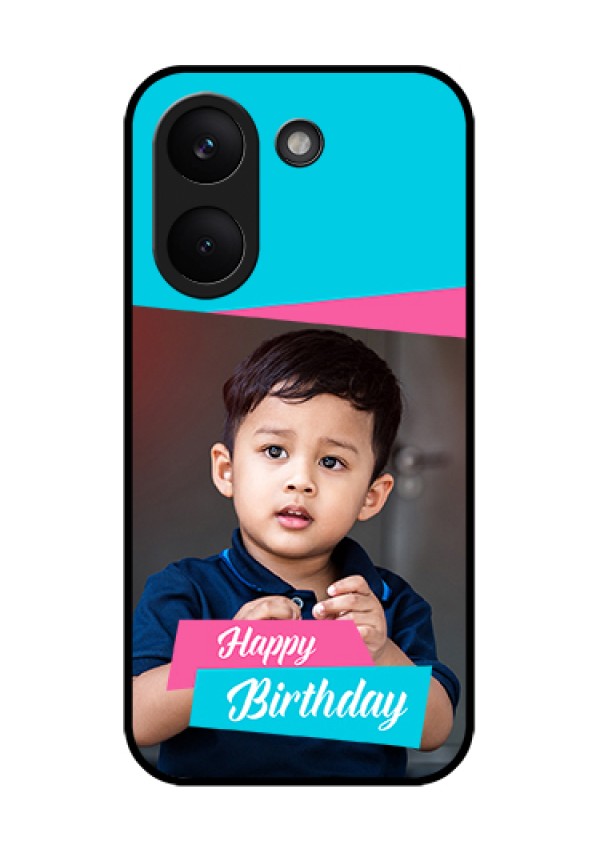 Poco X8 Pro 5G Custom Glass Phone Case - Image Holder With 2 Color Design