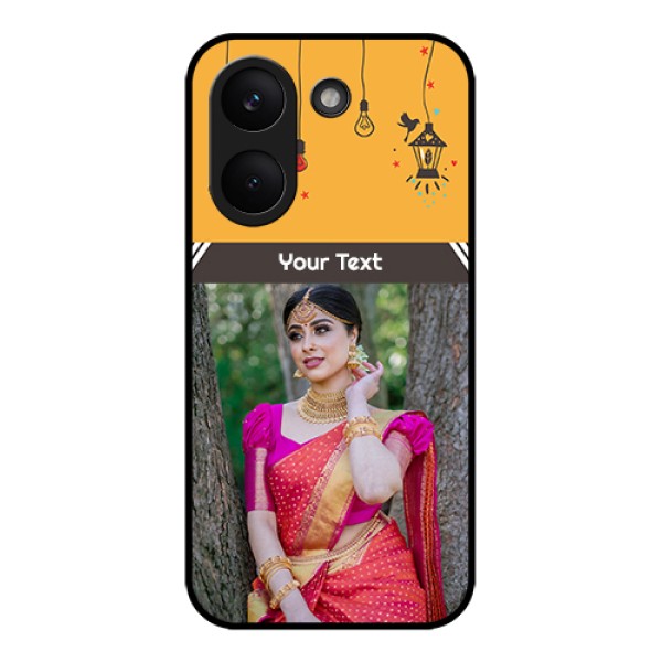Poco X8 Pro 5G Custom Glass Phone Case - With Family Picture And Icons Poco X8 Pro 5G Custom Glass Phone Case - With Family Picture And Icons