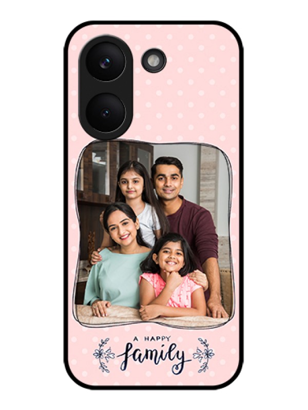 Custom Poco X8 Pro 5G Custom Glass Phone Case - Family With Dots Design