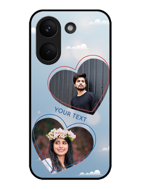 Custom Poco X8 Pro 5G Custom Glass Phone Case - Blue Color Couple Design