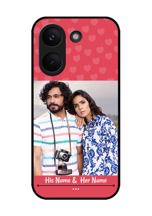 Poco X8 Pro 5G Custom Glass Phone Case - Simple Love Design