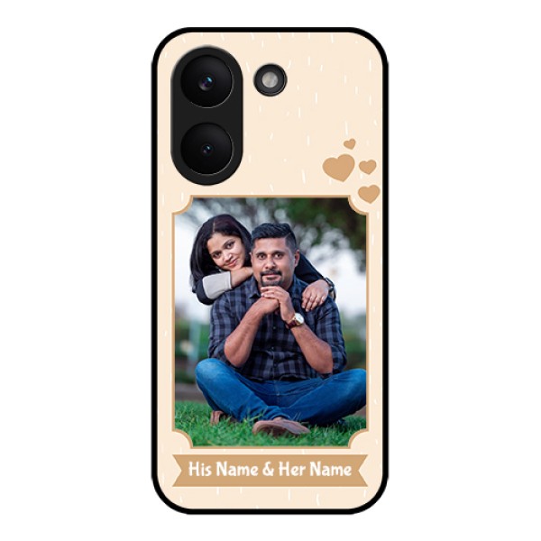 Poco X8 Pro 5G Custom Glass Phone Case - With Confetti Love Design