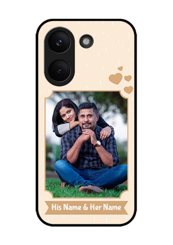 Poco X8 Pro 5G Custom Glass Phone Case - With Confetti Love Design