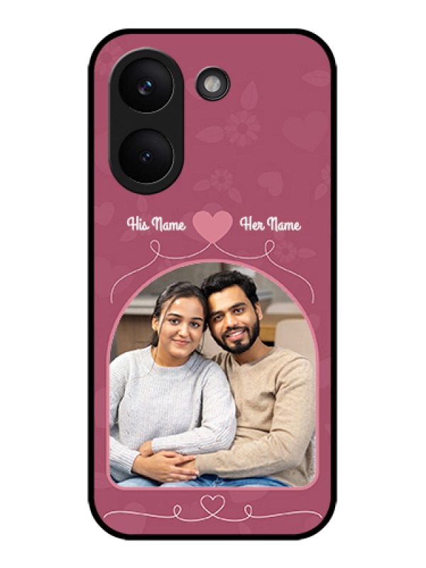 Custom Poco X8 Pro 5G Custom Glass Phone Case - Love Floral Design