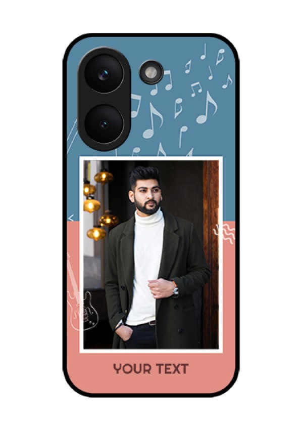 Poco X8 Pro 5G Custom Glass Phone Case - With Color Musical Note Design
