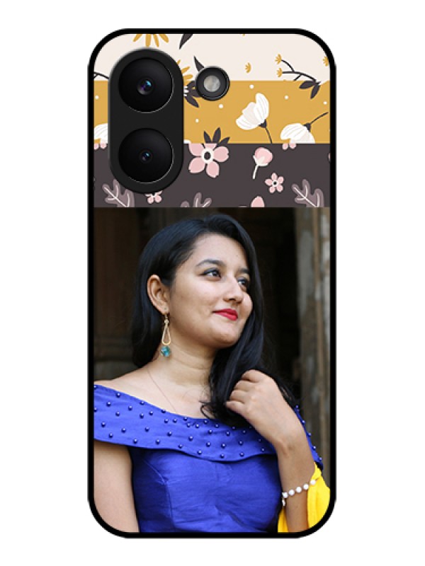 Custom Poco X8 Pro 5G Custom Glass Phone Case - Stylish Floral Design