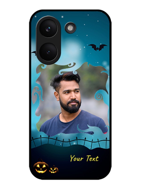 Custom Poco X8 Pro 5G Custom Glass Phone Case - Halloween Frame Design