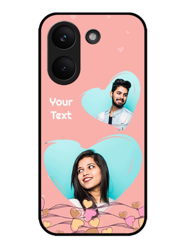 Custom Poco X8 Pro 5G Custom Glass Phone Case - Love Doodle Design