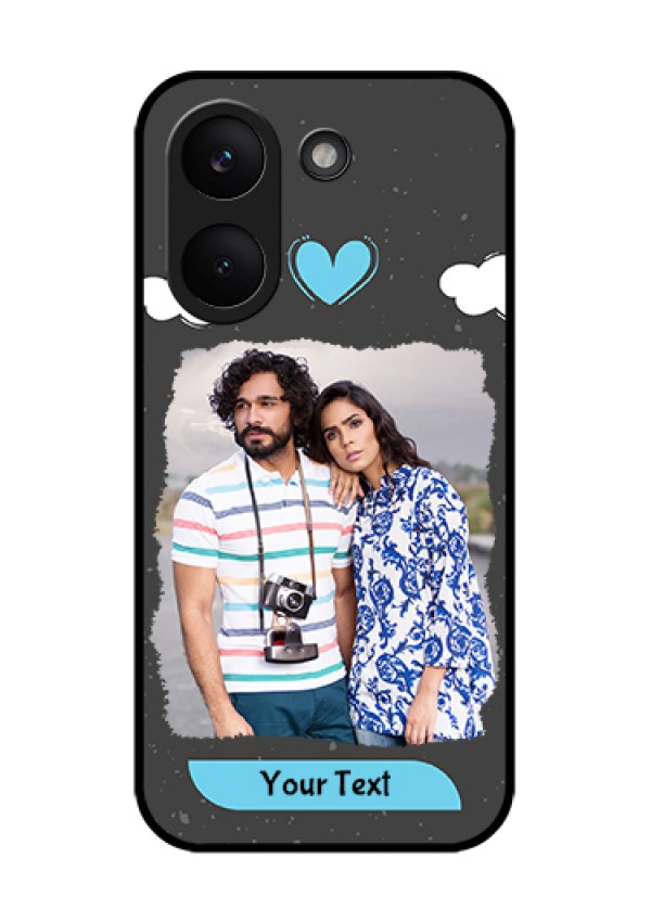 Poco X8 Pro 5G Custom Glass Phone Case - Splashes With Love Doodles Design