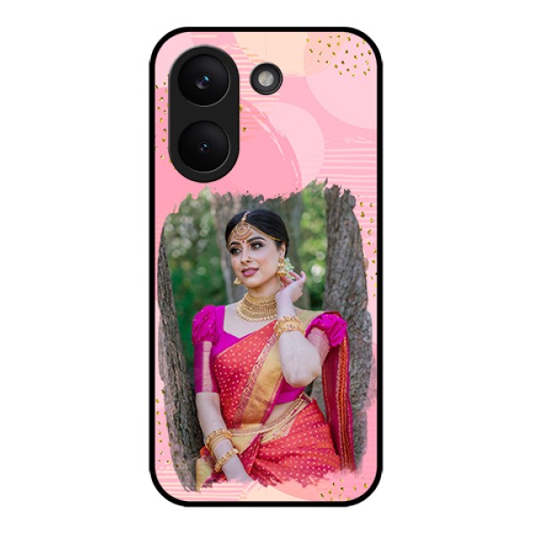 Poco X8 Pro 5G Custom Glass Phone Case - Gold Glitter Splash Design Poco X8 Pro 5G Custom Glass Phone Case - Gold Glitter Splash Design