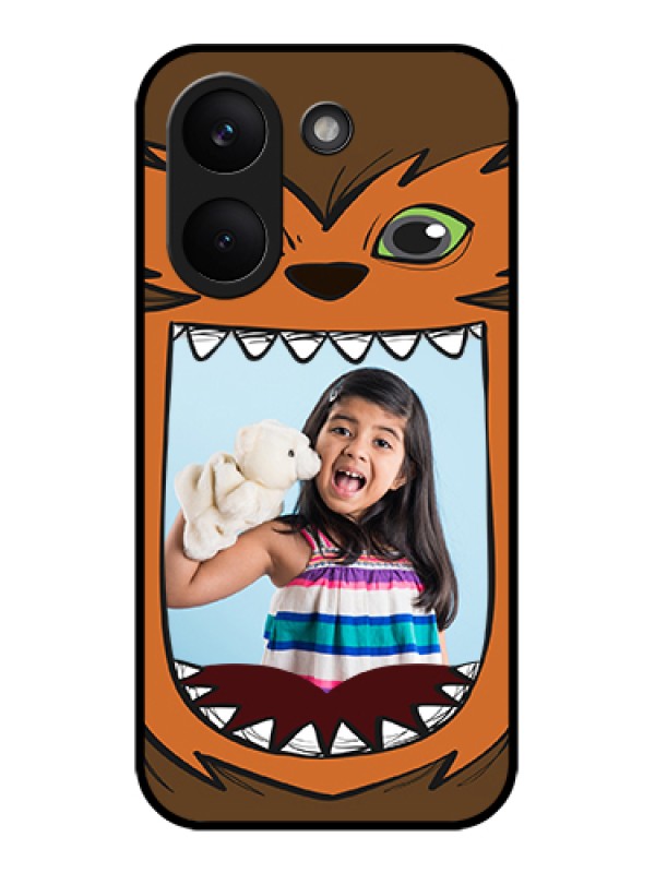 Custom Poco X8 Pro 5G Custom Glass Phone Case - Owl Monster Back Case Design