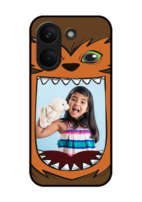 Poco X8 Pro 5G Custom Glass Phone Case - Owl Monster Back Case Design