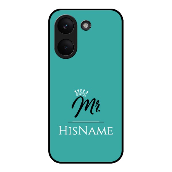 Poco X8 Pro 5G Custom Glass Phone Case - Mr With Name Design