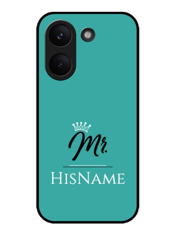 Custom Poco X8 Pro 5G Custom Glass Phone Case - Mr With Name Design