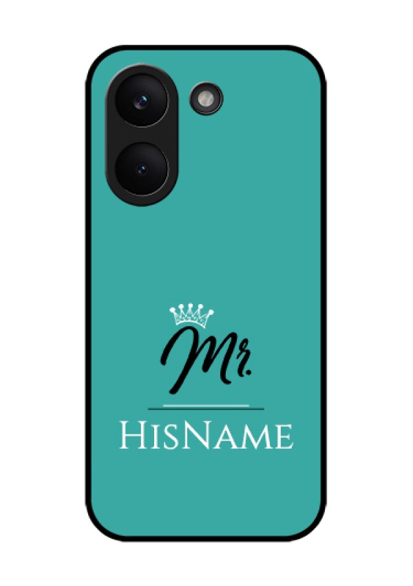 Poco X8 Pro 5G Custom Glass Phone Case - Mr With Name Design