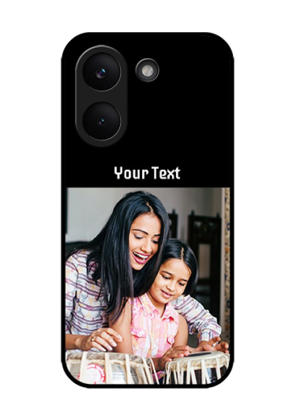 Poco X8 Pro 5G Custom Glass Phone Case - Photo With Name Design