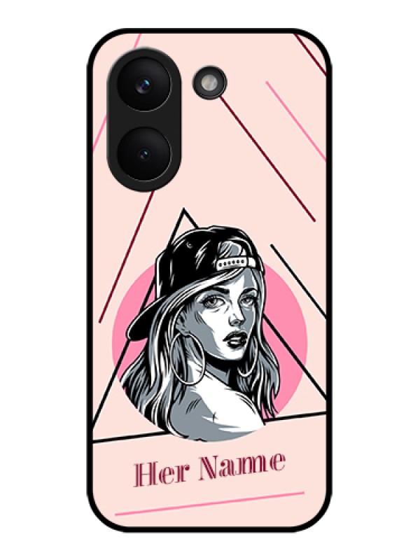 Custom Poco X8 Pro 5G Custom Glass Phone Case - Rockstar Girl Design