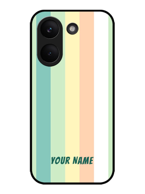 Custom Poco X8 Pro 5G Custom Glass Phone Case - Multi - Colour Stripes Design