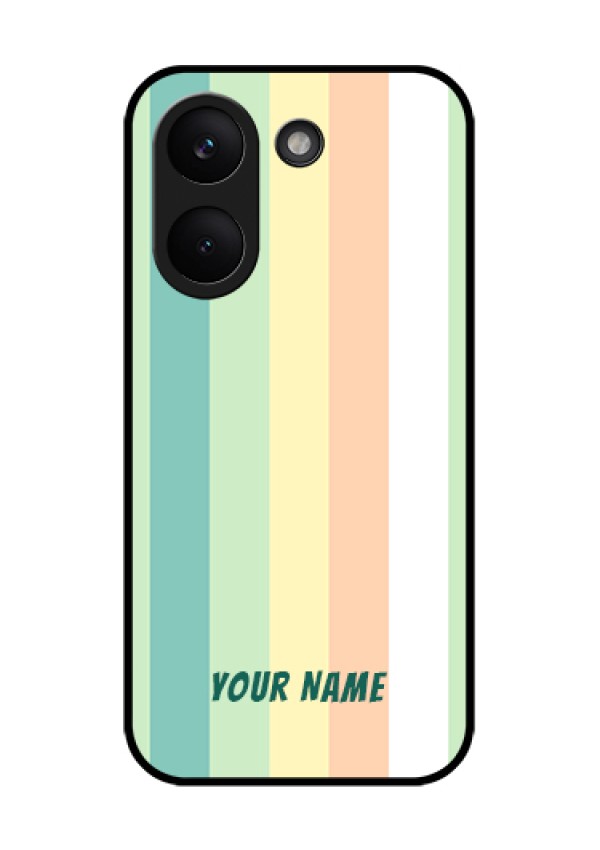 Poco X8 Pro 5G Custom Glass Phone Case - Multi - Colour Stripes Design