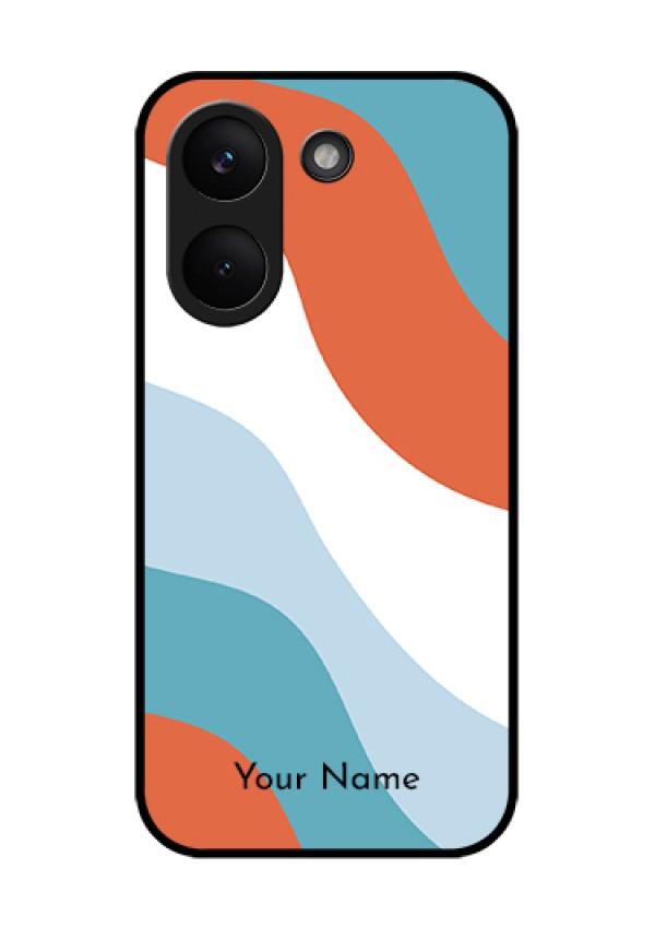 Poco X8 Pro 5G Custom Glass Phone Case - Coloured Waves Design