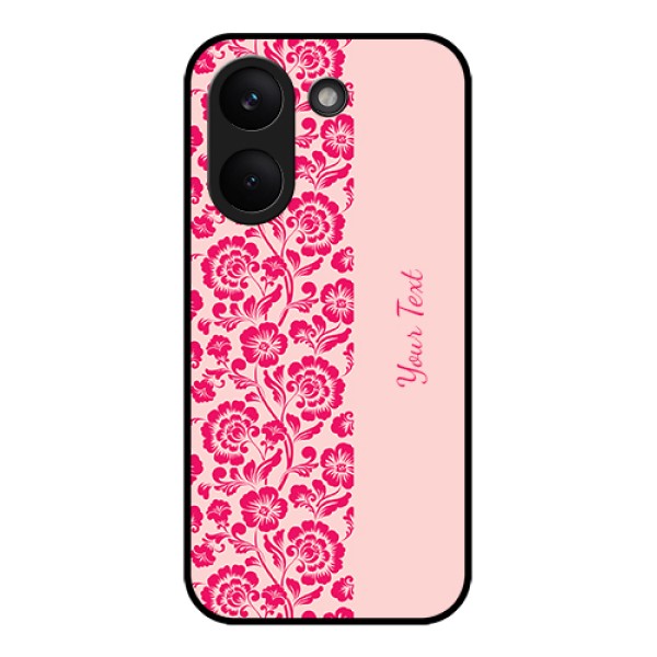 Poco X8 Pro 5G Custom Glass Phone Case - Attractive Floral Pattern Design