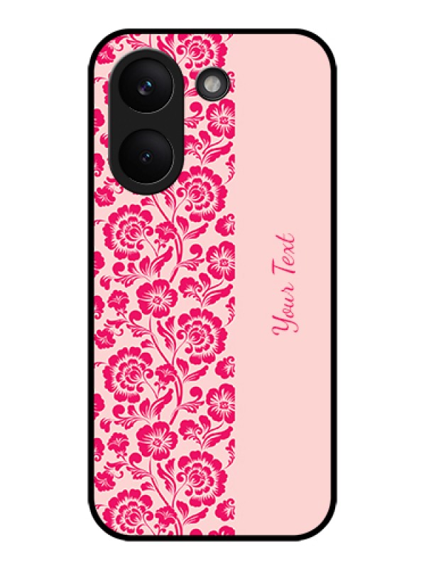 Custom Poco X8 Pro 5G Custom Glass Phone Case - Attractive Floral Pattern Design